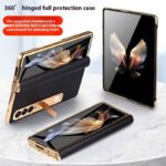 Genuine Leather Phone Case F Foldable Screen Upgraded Anti-fall
