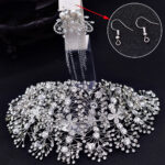 European And American Bridal Headwear With Diamonds - Image 2