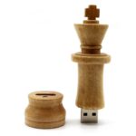 Wooden Chess Pen Drive King Usb  Drive Wood Memory Stic - Image 4