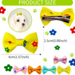 Pet Hairpin Headwear Dog Cat Ornaments Bow Headflower - Image 6