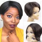 Wig Pixie Real Hair Front Lace - Image 5
