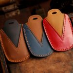Leather Car Key Case Crazy Horse Leather - Image 10