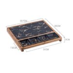 Nordic Restaurant Pizza Snacks Square Ceramic Plate - Image 4