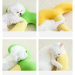 Dog Small Pillow, Pet Mat, Neck Pillow For Sleeping, Cat Winter Dog Kennel, Cat Cervical Vertebra Protection, Hypnotic Pet Pillow. - Image 6