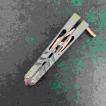 Outdoor Fancy Swinging Knife Camping Folding Knife Cold Weapon Travel Fruit Knife - Image 4