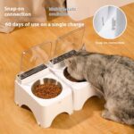 Pet Cat Bowl Feeder Automatic Lid-opening - Image 3