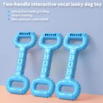 Dog Bones For Aggressive Chewers, Dog Chews Toys Long Lasting, Interactive Dog Bone Toys With Pull Band, Dog Teething Toy - Image 2
