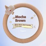 Car Plush Polo Cartoon Steering Wheel Warm Short Plush Grip Cover - Image 8