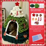 Christmas Tree Cat Nest Handmade Diy Material Package Homemade - Image 2