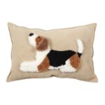 Dog Cartoon Wool Cowhide Pillow - Image 9