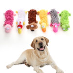 Dog Bite Plush Microfiber Horse Molar Pet Toy - Image 2