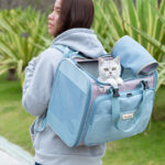 Pet Puppy Cat Breathable Shoulder Handbag - Image 8