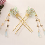 Antique Hanfu Headdress Tassel Bride Hairpin Step Shaking Insert Comb Hair Jewelry - Image 4