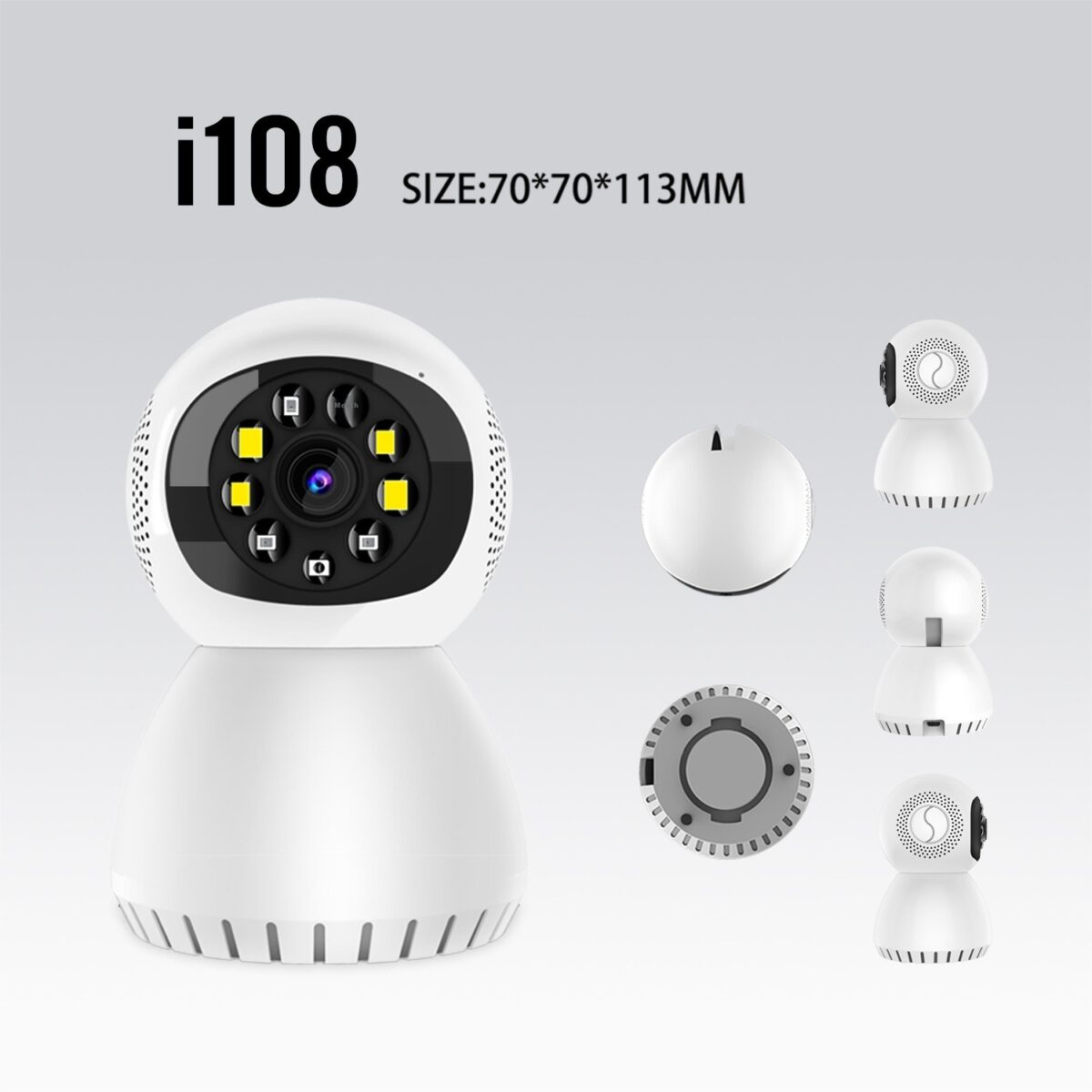 Dual-frequency Wireless Monitor Camera 1080p HD Network Wifi Home Camera - Image 1