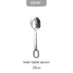 24-piece Handle Hanging Hole Knife Fork And Spoon - Image 8