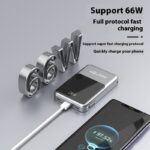 66W Two-wire Magnetic Super Fast Charge Wireless Power Bank - Image 3