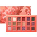 Small-cap Milk Tea Color Portable 18-color Matte Eyeshadow Palette