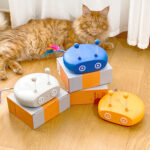 Electric Cat Interactive Toys Funny Pet Teasing Robot Laser Toys Automatic Steering Walking Sticks - Image 3