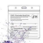 Vertical Transparent PVC Plastic Card Holder - Image 4