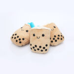 Dog Plush Toy Cute Milk Tea Shape Resistant To Biting Teeth - Image 6