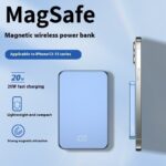 Digital Display Aluminum Alloy Lightweight Magsafe Magnetic Wireless Power Bank - Image 9