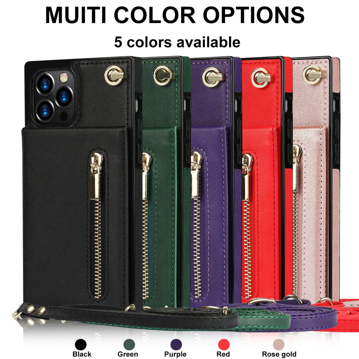 Phone Case Crossbody XR Zipper Mobile Phone Protective Cover - Image 3