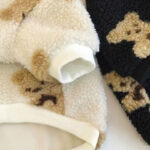 Bear Plus Velvet Sweater Pet Clothes Autumn Winter Cotton-padded Coat - Image 5