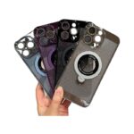 Rotary Magnetic Adhesive Bracket Electroplating Heat Dissipation Suitable For 15 Phone Case - Image 2