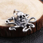 Octopus Skull Necklace Men And Women Pendant