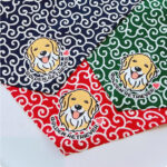 Tang Grass Pattern Lace Triangle Pet Scarf - Image 7