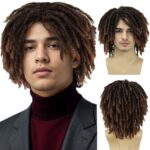 Men's African Dreadlocks Chemical Fiber Full-head Wig - Image 5