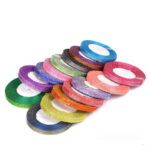 Bow Gold Silk Silver Polyester Ribbon - Image 5