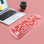 Office Mini Wireless 2.4G Keyboard Mouse Set - Image 3