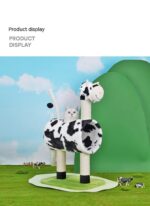 Cow Cat Climbing Frame Scratch Trees Scratching Post Tree Shelf - Image 9