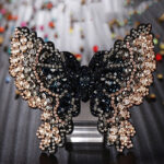 Korean Crystal Diamond Hairpin Headdress Large - Image 5