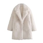 Loose Fashion Mid-length Fur Overcoat Coat - Image 5