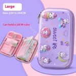 New EVA Elementary School Student Large Capacity Anti-fall Pencil Stationery Box - Image 9