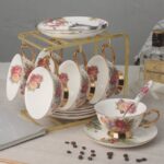 European Style Ceramic Cup Coffee Set - Image 9