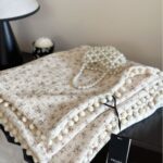 Fleece Blanket Light Luxury Ins Crepe Cotton Multi-functional Small Blanket Office Nap Blanket Shawl Cover Blanket - Image 6