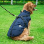 Reflective Large Dog Clothes Cold-proof Warm Pet Coat Waterproof Autumn And Winter Dog Shell Coat - Image 8