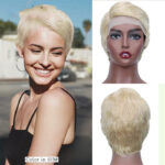 Europe And The United States 613 Rebecca Short Real Hair Headgear - Image 10