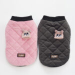 Autumn And Winter Casual Warm Plaid Jacket Small Dog - Image 3