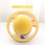 Sisal Rope Cat Scratcher Ball Toys Interactive Scratching Post Kitten Toy Furnature Scraper Grinding Scratch Board Ball For Cats - Image 3