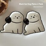 Cute Cartoon Puppy Dog Ceramic Dinner Plate Dessert Plate - Image 8