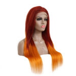 13X4 Front Lace Head Cover Real Hair Wig Transparent Lace - Image 5