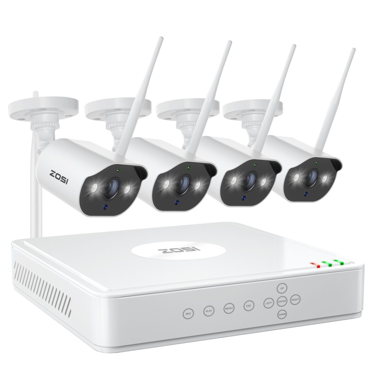 ZOSI Zhou Shi 5 Million HD POE Network Video Recorder Security Remote Outdoor Monitor Suit - Image 6