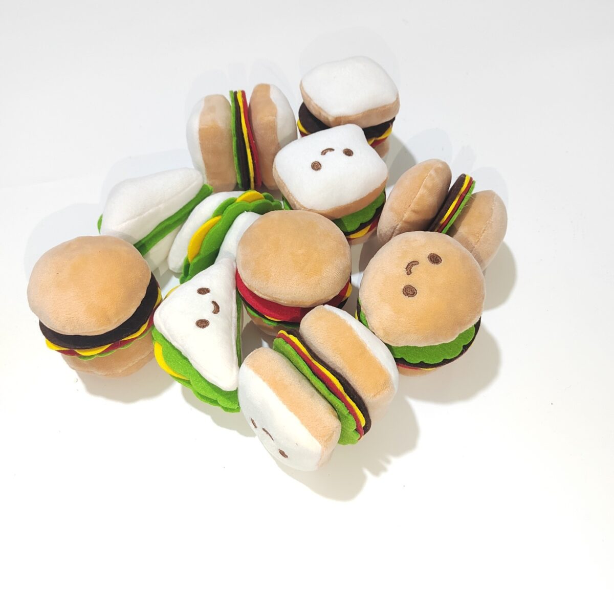 Decompression Hamburger Pet Sounding Toy - Image 1