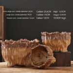 Flower Pot Ceramic Large Extra Large Wood Shaped Tree Root Green Plant Succulent Flower Pot - Image 8