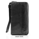 Men's Handmade Sheepskin Retro Long Wallet - Image 6