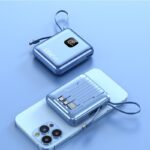 Mini-portable With Cable 20000 MA Power Bank PD225W Mobile Power Supply - Image 7
